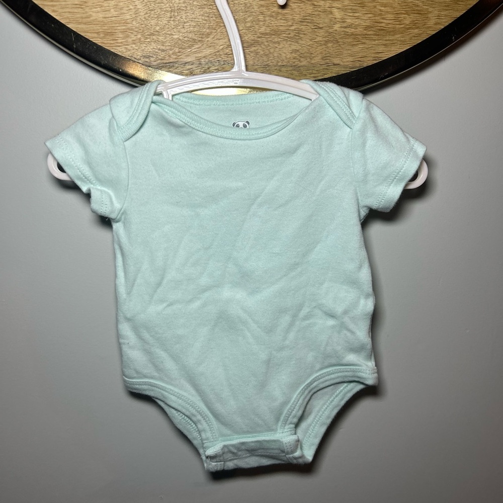 6FOR$10 Mint Green Baby Bodysuit